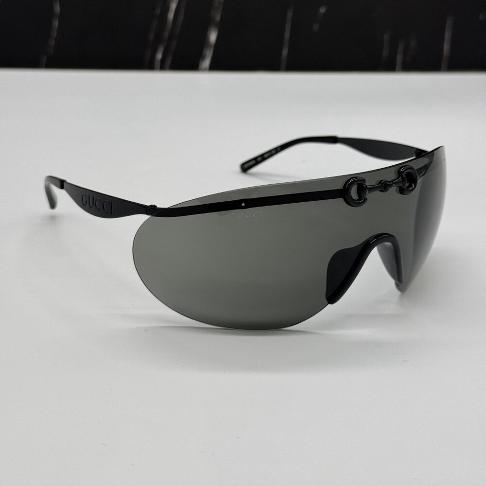 NEW GG1656S 001 GUCCI SHIELD MASK SUNGLASSES GUCCI